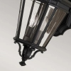 Zewnętrzna LAMPA elewacyjna Cotswold  FE-COTSLN2-M-BK Elstead FEISS ogrodowa OPRAWA szklany kinkiet retro IP44 czarny przezroczysty
