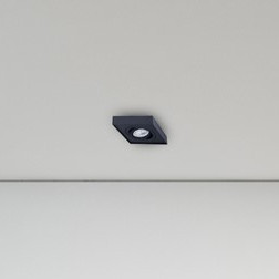 Wpust LAMPA podtynkowa NUSA ML0046 metalowy spot czarny