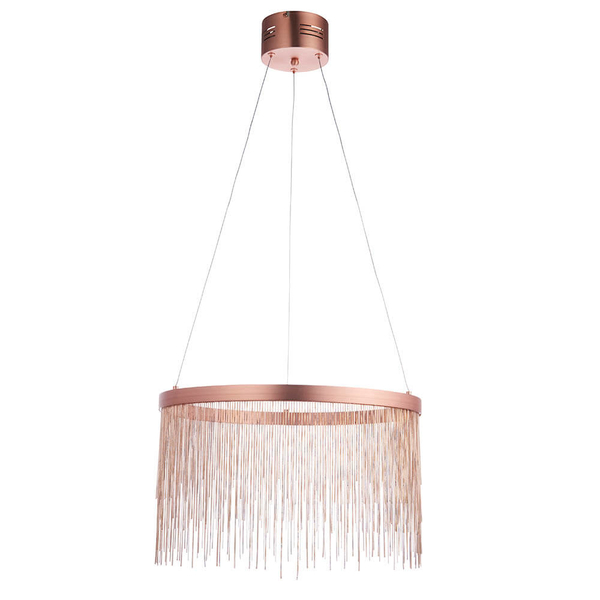 Wisząca lampa nad stół Zelma 92178 outlet LED 20W 2800K do salonu miedziana