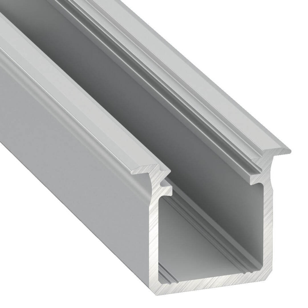 Metalowy profil do taśm LED EKPR6559 Eko-light 1m do podświetlenia srebrny