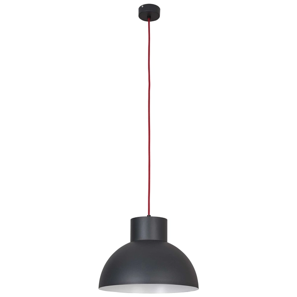 Industrialna LAMPA wisząca WORKS 6613 Nowodvorski metalowa OPRAWA kuchenna ZWIS high bay nad wyspę kopuła czarna