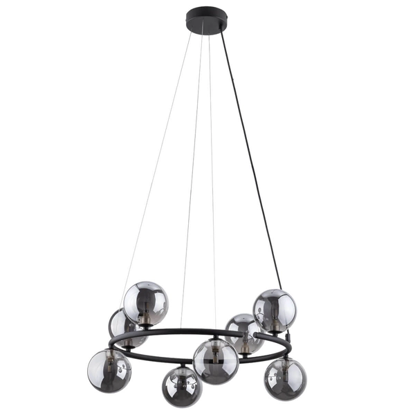 Lampa zwisowa Anabelle 6844 bańki balls kule grafitowa czarna