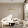Do salonu ring lampa wisząca 23034 LED 45W 3000K nad kanapę złoty