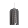 Szklana wisząca lampa Slendore ABR-LWS-C-SLN do sypialni szara