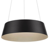 Nowoczesna lampa wisząca CANCUN LE42802 do holu LED 40W 3000K czarna złota