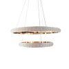 Pierścieniowa lampa wisząca CELESTIA złota 338297 2xLED 110W 4000K ringi