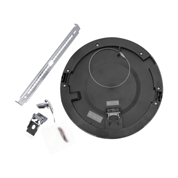 Okrągły plafon Olga 04408 Ideus LED 24W 4700K metalowy czarny