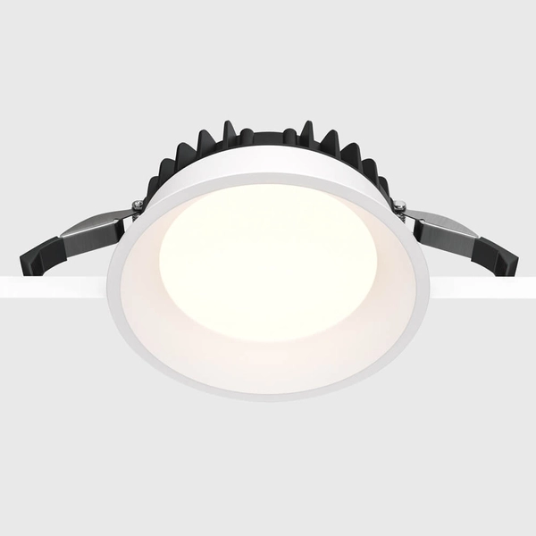 Lampa wpuszczana Okno DL055-12W4K-W LED 12W 4000K IP44 łazienkowa biała