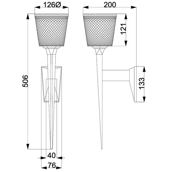 Łazienkowa LAMPA ścienna VERITY BATH-VERITY-PC Elstead kinkiet OPRAWA metalowa industrialna polerowany chrom przezroczysta