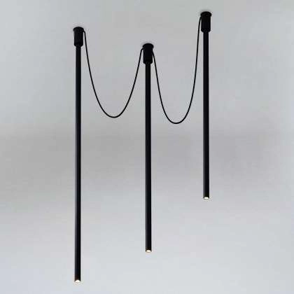 LAMPA sufitowa ALHA Y 9003 Shilo tuba OPRAWA downlight sople czarne