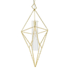 Wisząca lampa na łańcuchu Havana MSE010100130 Moosee skracana diament złoty