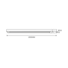Jednofazowa prowadnica 2m do systemu szynowego Track Light ML0706 czarna