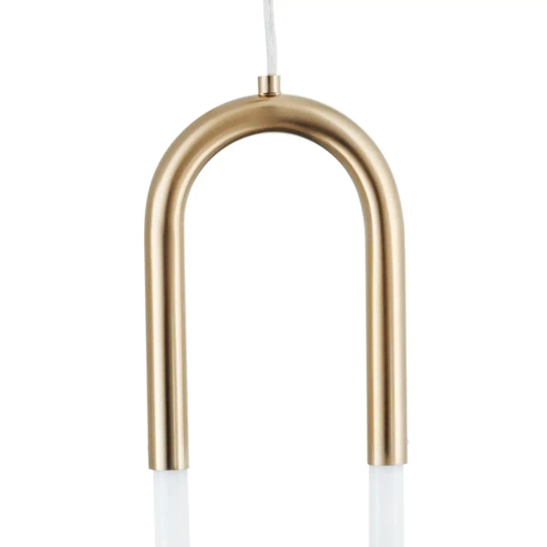 Wisząca lampa elipsa U-shape ST-1716 Step LED 12W 3000K art deco złota