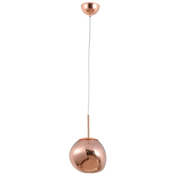 Wisząca lampa Glam MP-1239-180 Step kula organic miedziana