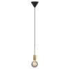 Wisząca lampa do sypialni Paco 2112053035 na kablu mosiądz