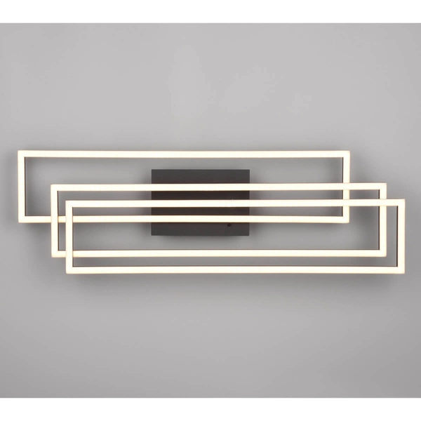 Plafon Corso R64423132 RL Light LED 36W 2700-6000K geometryczny czarny