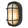 Loftowy ogrodowy kinkiet Salcombe SAL5222 żebrowany IP44 czarny