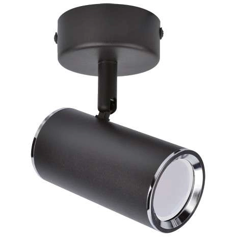 Plafon LAMPA sufitowa MEGAN 03656  Ideus natynkowa OPRAWA metalowy reflektorek kinkiet tuba ścienna czarna