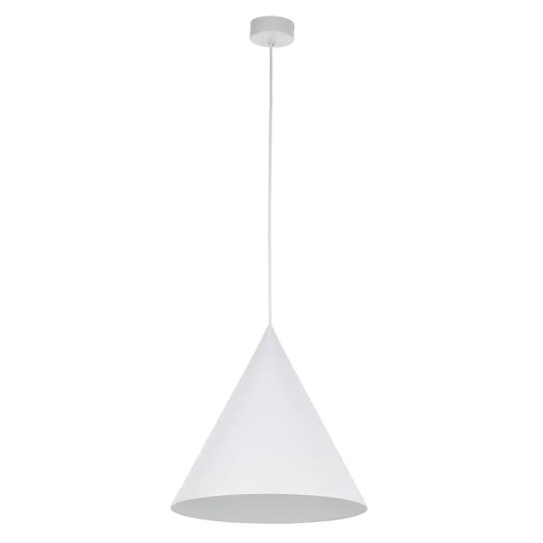 Lampa wisząca stożkowa CONO 10009 salonowa biały