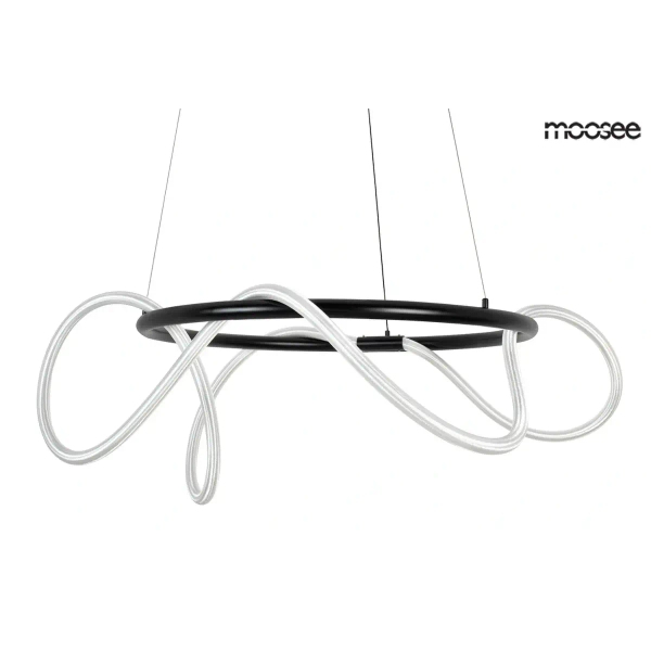 Wisząca oprawa SERPIENTE czarna biała MSE1501100395 1xLED 35W 3000K wąż LED