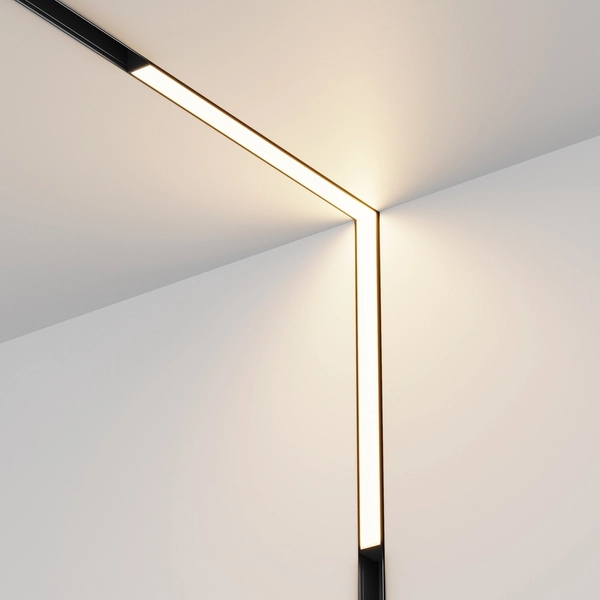 Narożna lampa szynowa Basis TR102-24W3K-B-1 LED 24W 3000K listwa magnetyczna czarna