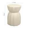 Nowoczesna ława ROLLING MM001501100315 beżowa drewniana do salonu 35cm