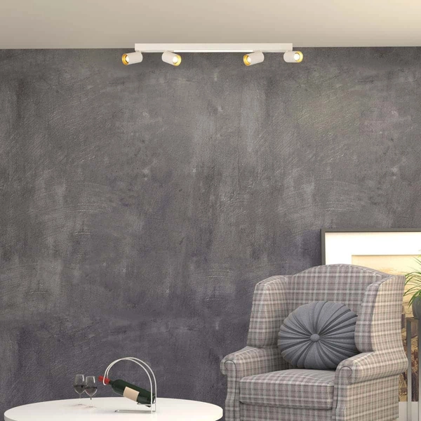 Lampa sufitowa reflektory Perugia LP-0703/4C WH Light Prestige LED 50W 3000-6000K biała