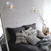 Skandynawska LAMPA ścienna CLIFF MLP5517 Milagro metalowa OPRAWA druciana klatka KINKIET hygge drewno biały