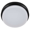 Plafon LAMPA sufitowa ARON 03800 Ideus zewnętrzna OPRAWA metalowa LED 12W 4000K hermetyczna okrągła IP65 czarna