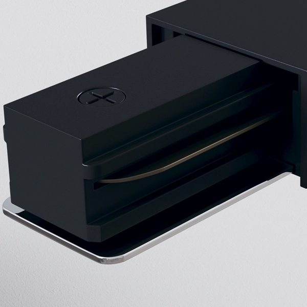 Końcowy zasilacz do jednofazowego systemu szynowego Unity TRA001B-11B Maytoni czarny