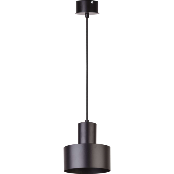 Metalowa LAMPA wisząca RIF 30897 Sigma okrągła OPRAWA zwis czarny