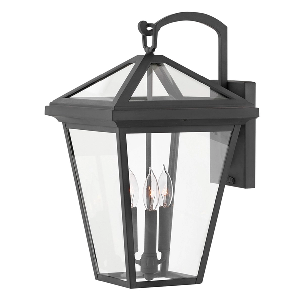 Lampa elewacyjna QN-ALFORD-PLACE2-L-MB ogrodowa czarna