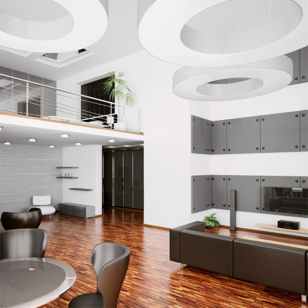 LAMPA wisząca SL.0747 abażurowa OPRAWA zwis okrągły biały