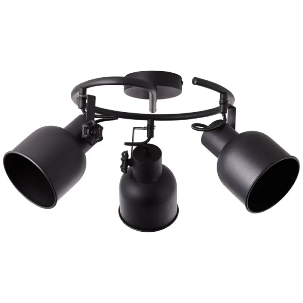 Regulowana lampa sufitowa Rolet 49633/76 reflektorki czarne złote