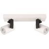 LAMPA sufitowa MOLA SPL-2846-2 WH Italux regulowana OPRAWA metalowe reflektorki na listwie plafon białe czarne
