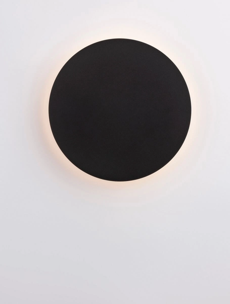 Ścienna lampa metalowa Chica do gabinetu LED 12W czarna