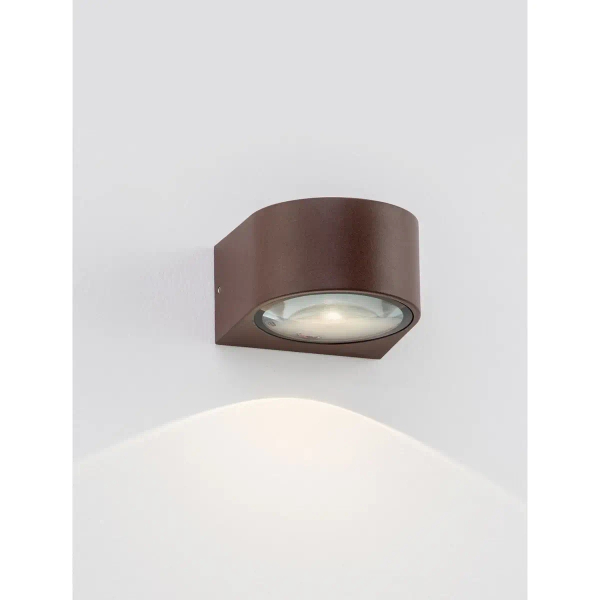 Lampa elewacyjna naścienna DALUNIA LE75210 LED 6W 3000K IP54 rdzawa