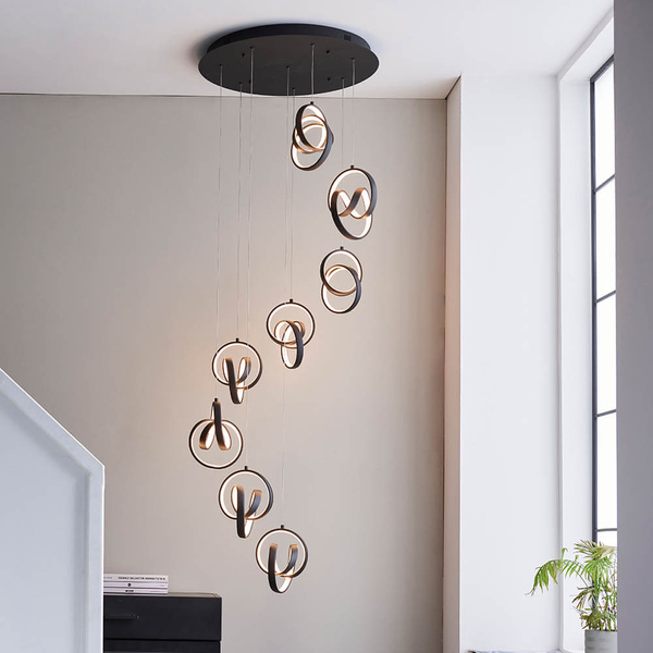 Wisząca lampa Cosma 97625 LED 13,62W 3000K czarny biały