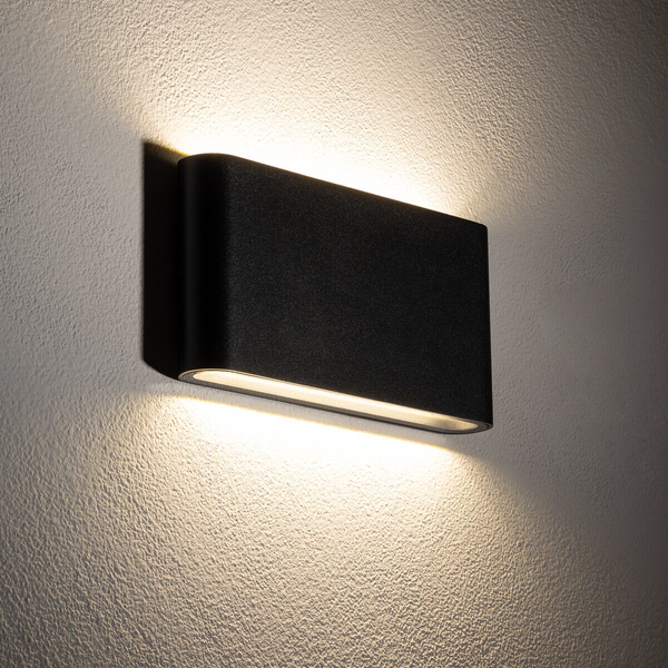 Kinkiet naścienny Semi 11364 Nowodvorski LED 10W 3000K IP54 podłużny czarny