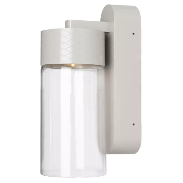 Szklana lampa ścienna FUSION W0411 LED 7W 3000K tuba szara