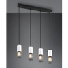 Metalowa lampa wisząca tuby Tosh 304300434 biały czarny