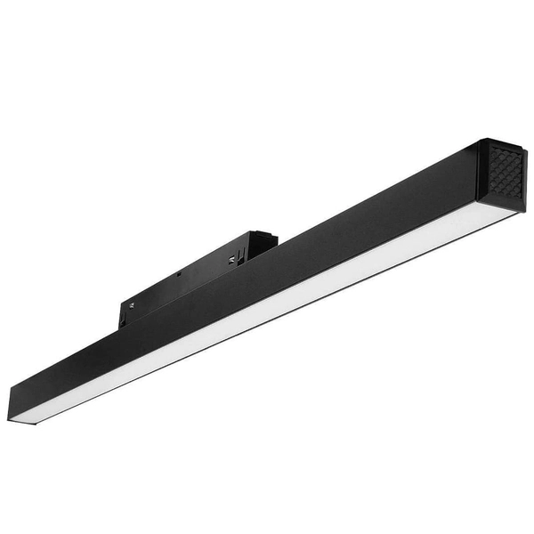 Magnetyczna lampa liniowa szynowa 3-fazowa 807 Domeno LED 20W 3000K czarna