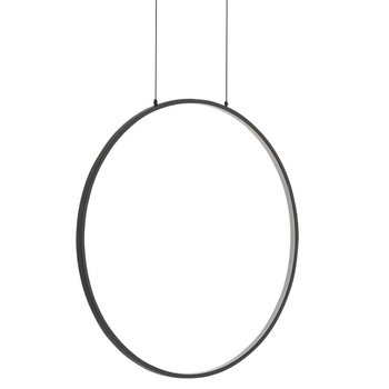 Lampa wisząca do salonu ring Circolo 10810 Nowodvorski LED 18W 3000K czarna