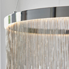 Wisząca lampa wodospad Zelma 97368 LED 20W 2800-6000K chrom srebrny
