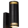 Ogrodowa lampa ścienna Timbala 11840/02/30 cylindryczna IP44 czarny
