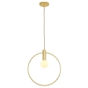 Wisząca lampa ring BELLA DP0001A-250R nad stół do jadalni złota