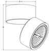 Spot LAMPA sufitowa LOMO 20001-BK-N Zumaline metalowa OPRAWA tuba czarna