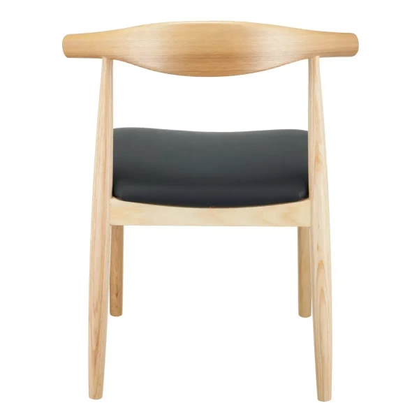 Skandynawskie krzesło Classy MH-003CH-N do kuchni drewniane czarne