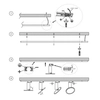 Lampa do szynoprzewodu Aquilion LP-220/1R BK SET LED 12W 3000K czarny