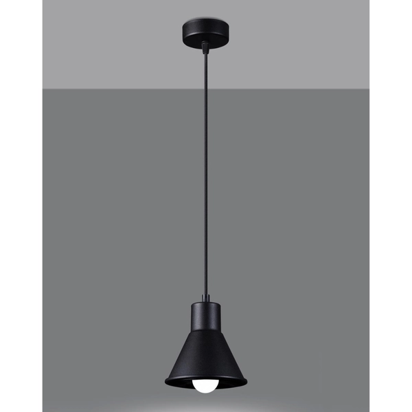 Metalowa oprawa wisząca Taleja SL.0985 Sollux kuchenna loft czarna